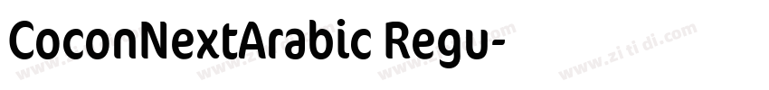 CoconNextArabic Regu字体转换